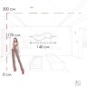 Подвесной светильник LOFT IT 10403/1400 SN