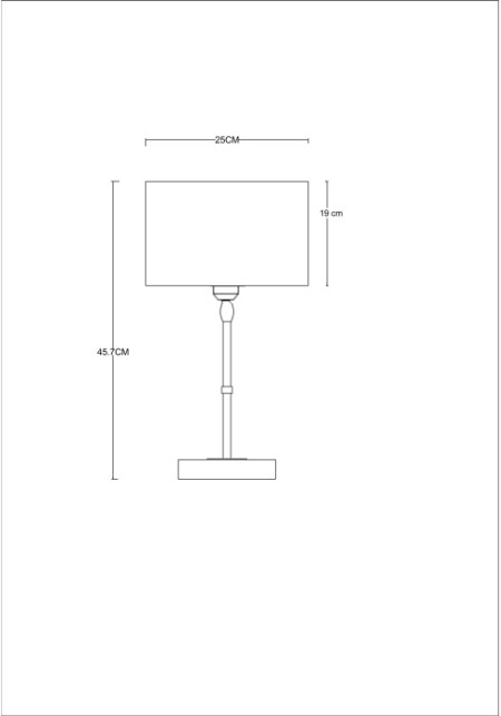Интерьерная настольная лампа Jamie A4090LT-1BK