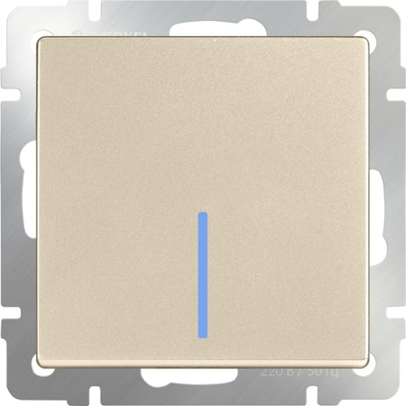 Выключатель Встраиваемые механизмы шампань W1112111