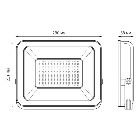 Прожектор Gauss 613100150P