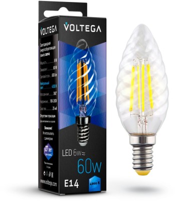 Лампочка светодиодная Candle corn 6W 7028