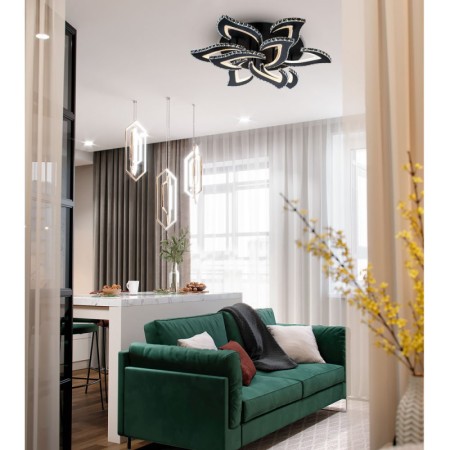 Накладная люстра LED4U L2839-9 BK