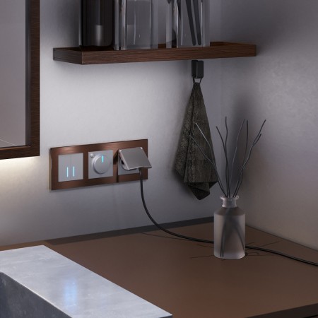 Розетка Werkel W1171206 серебряный