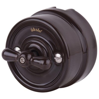 Выключатель Накладные ретро механизмы Ретро коричневые W5620014