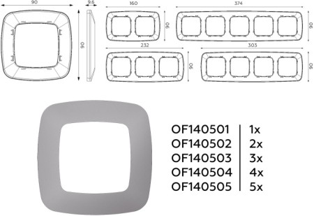 Рамка OMEGA OF140503