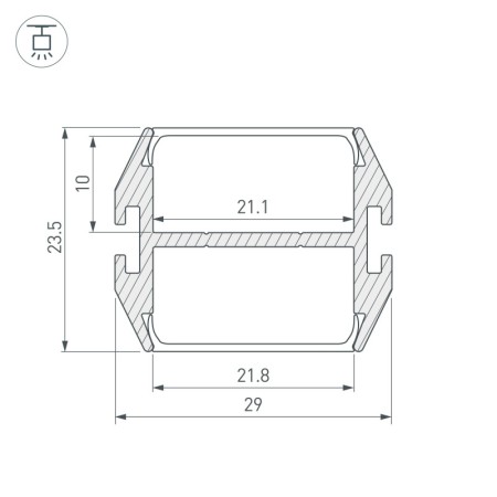 Профиль Arlight 032864