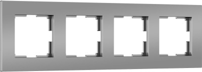 Рамка Slab серебро софт W0042965