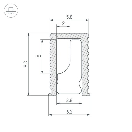 Профиль Arlight 044082