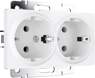Розетка Встраиваемые механизмы белые матовые W1172061