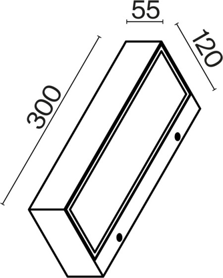 Настенный светильник уличный Lot O428WL-L20W3K