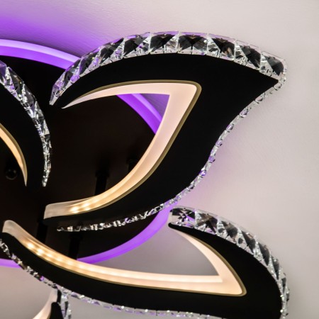 Накладная люстра LED4U L2839-5 BK