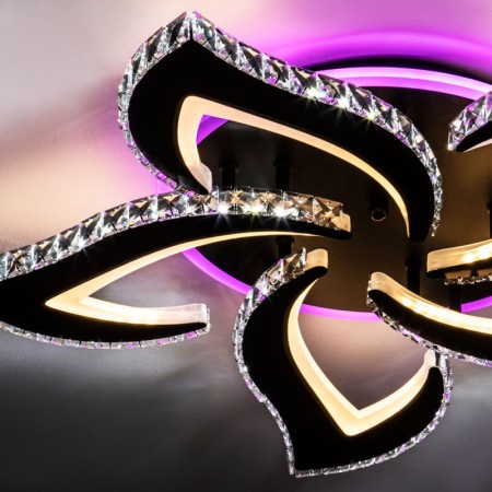 Накладная люстра LED4U L2839-5 BK