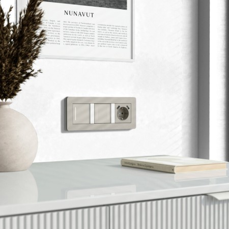 Выключатель Встраиваемые механизмы дымчатый W4522014