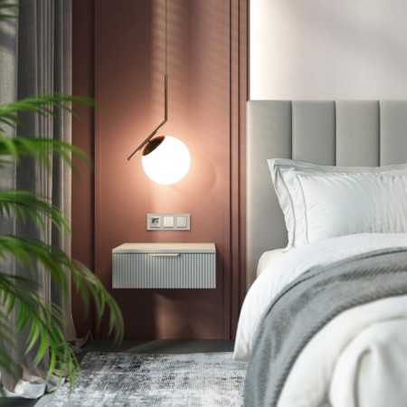 Выключатель Встраиваемые механизмы дымчатый W4522014