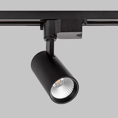Светильник направленного света LED для трековой системы 1 фазный трек 220В, 15Вт, 3000K, Черный IL.0010.2182-3000