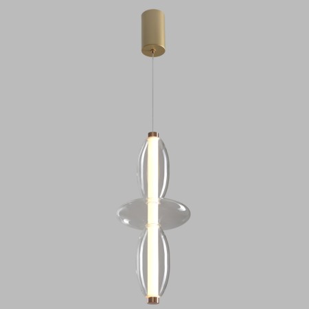 Подвесной светильник Crystal Lux QUASAR SP14W LED TRANSPARENT