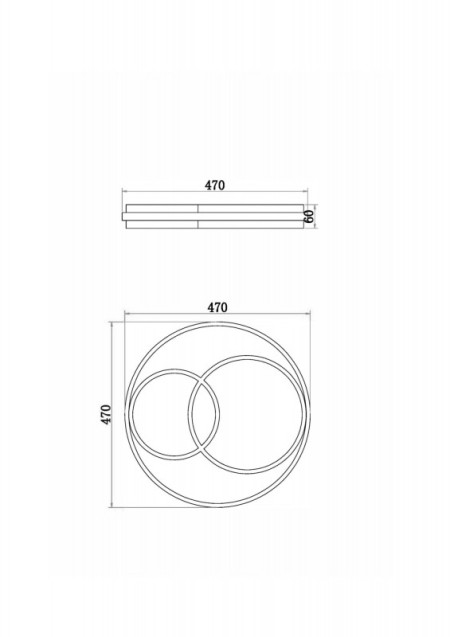 Накладной светильник Freya FR10029CL-L70W