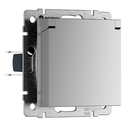 Розетка Werkel W1171206 N серебряный