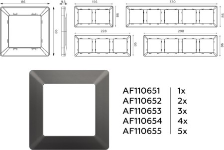 Рамка ALFA AF110651