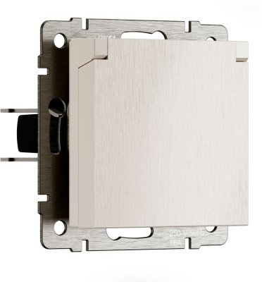 Розетка Встраиваемые механизмы перламутровый рифленый W1171213