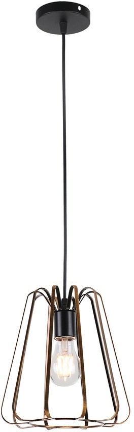 Подвесной светильник  MD.0301-1-P BK+ZGD