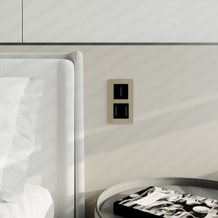 Выключатель Встраиваемые механизмы черные матовый W4522008