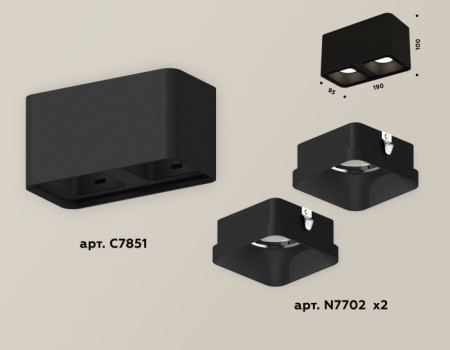 Точечный светильник Techno XS7851002