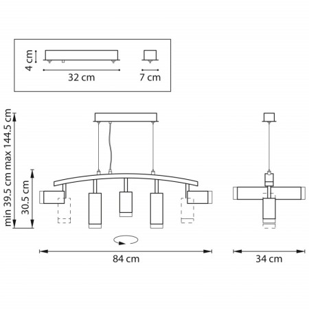 Подвесная люстра Lightstar LR7353638720