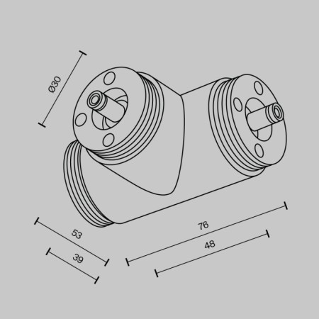 Коннектор Maytoni Technical CA015TC-B