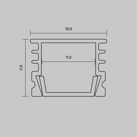 Профиль Maytoni Technical 631012
