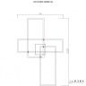 Накладная люстра iLedex 231/3-60W-3000K GL