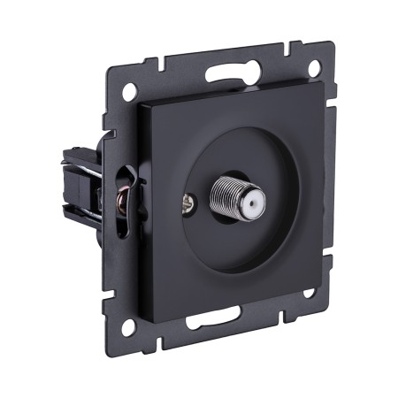 Розетка спутниковая SAT, черный матовый Kollinger REA-020BM для Aspekt, Eleganz, Reflex