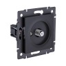 Розетка спутниковая SAT, черный матовый Kollinger REA-020BM для Aspekt, Eleganz, Reflex