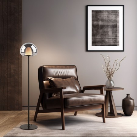 Торшер Eurosvet 90327/1 черный