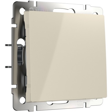 Кнопка звонка Встраиваемые механизмы слоновая кость W1114503