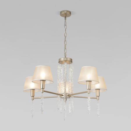 Подвесная люстра Eurosvet 60148/5 матовое золото