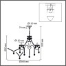 Подвесная люстра LUMION 8346/5