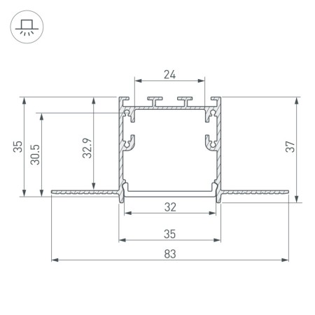 Профиль Arlight 027158