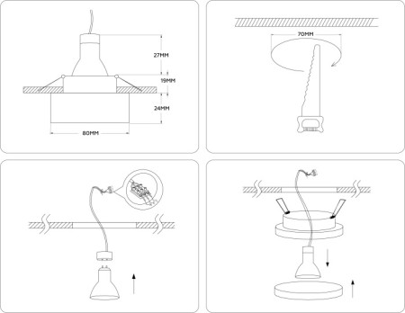 Точечный светильник Techno Spot TN3306