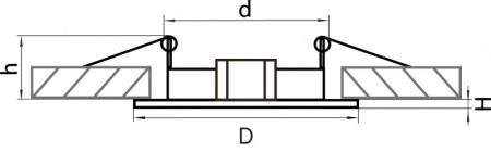 Встраиваемый светильник Lightstar 011010