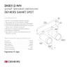 Трековый светильник SMART SPOT DK8012-WH