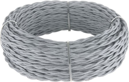 Кабель Ретро кабель серый W6453615