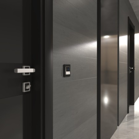 Кнопка звонка Встраиваемые механизмы белые W1114601