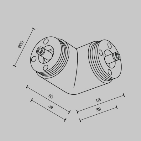 Коннектор Maytoni Technical CA014CL-B
