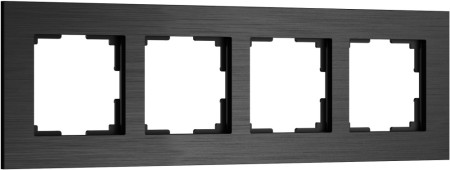 Рамка AluMax черный алюминий W0043508