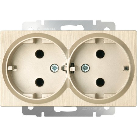 Розетка Встраиваемые механизмы шампань рифленый W1172010