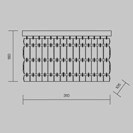 Настенный светильник Dune DIA005WL-02CH