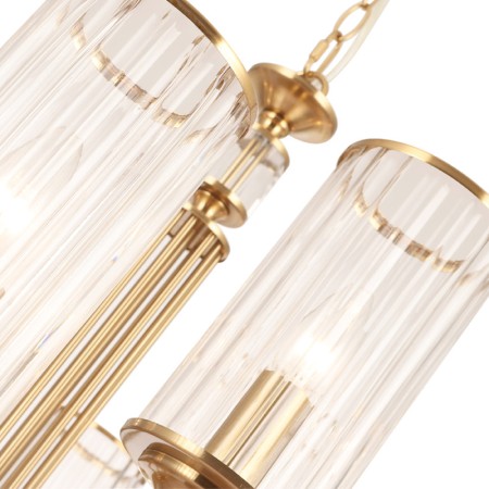 Подвесная люстра Crystal Lux GLORIA SP9 BRASS