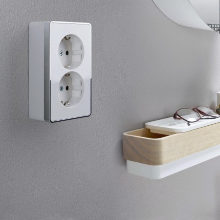 Розетка Накладные механизмы Gallant белые W5072101