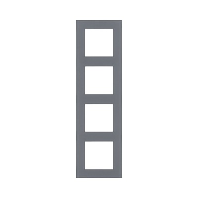 Рамка 4-постовая, стекло серый Kollinger Asthetik AS4GY